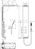 27008400 Hansgrohe Raindance Lift | душевая панель