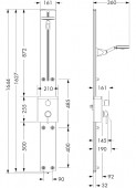 27005000 Hansgrohe Raindance S | гидромассажная душевая панель