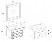 Iotti Integral | комплект мебели для ванной комнаты