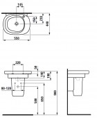 Laufen Mimo 8.1955.1 | полупьедестал