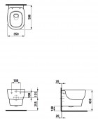 Laufen Mimo 8.2055.0 | унитаз подвесной