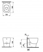 Laufen Mimo 8.2155.1 | унитаз приставной