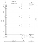 MARGAROLI 582/S Box SERENO | электрический полотенцесушитель (хром)