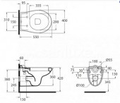 Migliore Impero ML.IMP-25.340.BI | унитаз подвесной