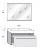 Oasis VANITY V13 | комплект мебели