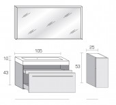 Oasis VANITY V14 | комплект мебели