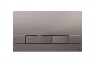 152941 OLI NARROW | клавиша смыва для унитаза (цвет хром матовый) ― Сан-Топ