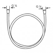 Kludi 610560500N Logoflex | шланг 1,6 м