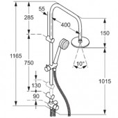 Kludi 660900500N Zenta Dual Shower System | душевой комплект