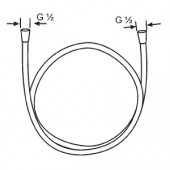 Kludi 610060500N Sirenaflex | шланг 1,6 м