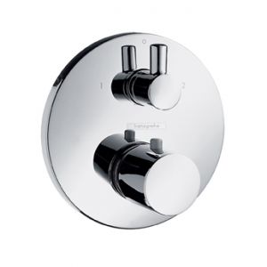 Hansgrohe Ecostat S 15721000 | термостат с запорным/переключающим вентилем (хром) ― Сан-Топ