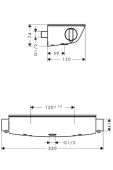 Hansgrohe Ecostat Select 13161000 | термостат для душа (хром)