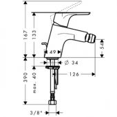 Hansgrohe Focus E2 31920000 | смеситель для биде