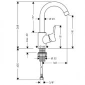 Hansgrohe Focus S 31710000 | смеситель для раковины