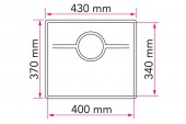 Stala Desire MonoEdge GS-40 | мойка для кухни 40x34