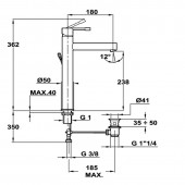 Teka Alaior 55.362.02.10 | смеситель для раковины