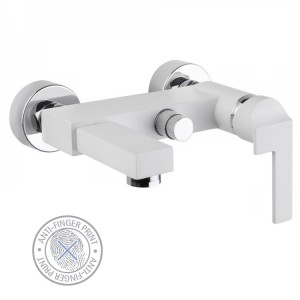 Teka Cuadro White 38.121.02.0W | смеситель для ванны и душа (белый) ― Сан-Топ