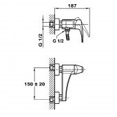 Teka MB2 40.231.02 | смеситель для душа