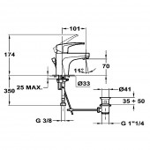 Teka MB2 40.3412.02 | смеситель для раковины