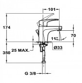 Teka MB2 40.3416.02 | смеситель для раковины