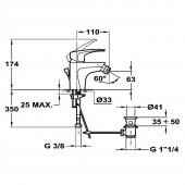 Teka MB2 40.6212.02 | смеситель для биде 