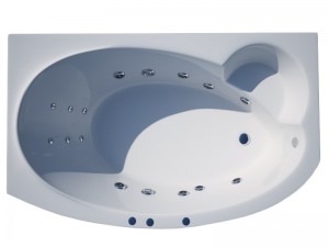 Акриловая гидромассажная ванна Thermolux Infinity Mini 170х105 Optima ― Сан-Топ