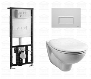Vitra 9005B003-7210 Arkitekt | комплект Set 5 in 1 (инсталляция+унитаз) ― Сан-Топ
